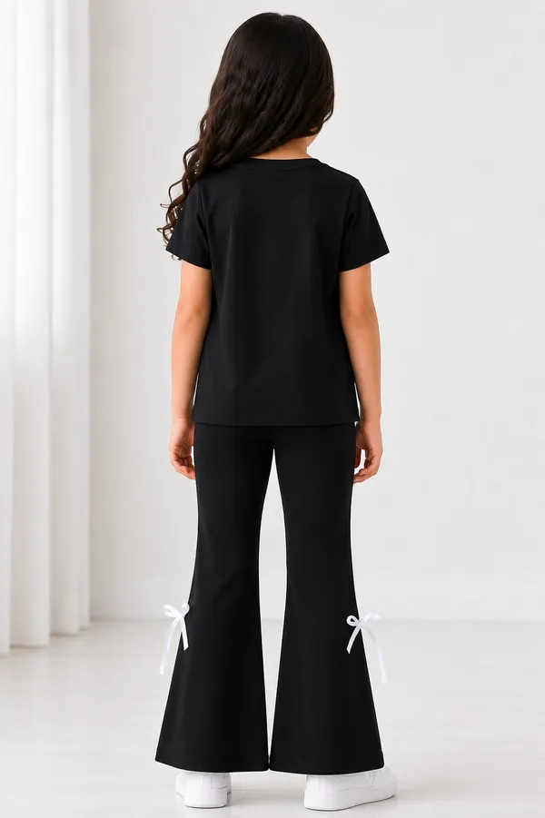 Cotton_Jersey_Half_Sleeves_Solid_Top_And_Pant_Set_Black