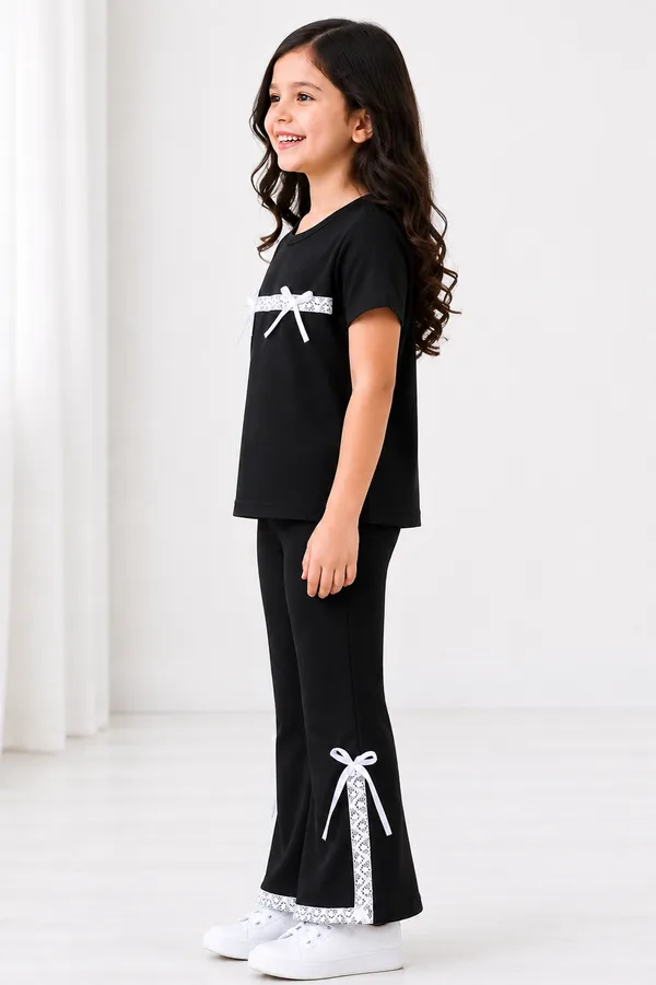 Cotton_Jersey_Half_Sleeves_Solid_Top_And_Pant_Set_Black