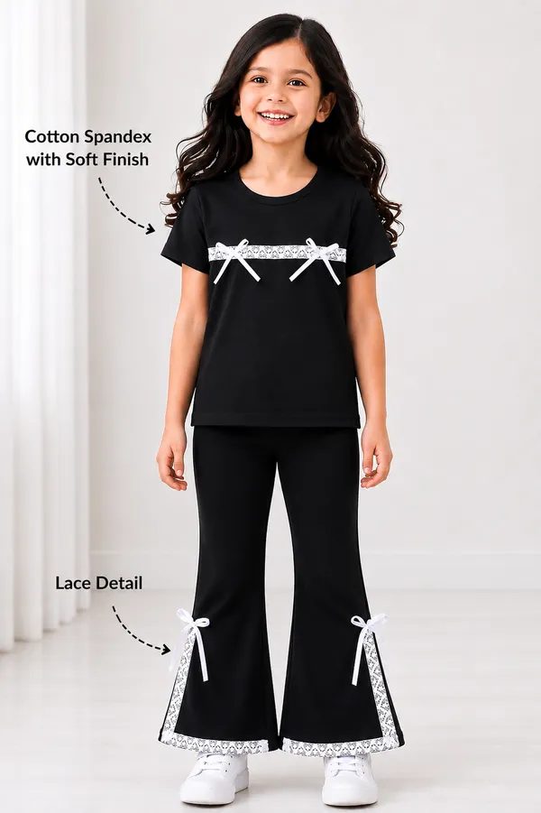Cotton_Jersey_Half_Sleeves_Solid_Top_And_Pant_Set_Black