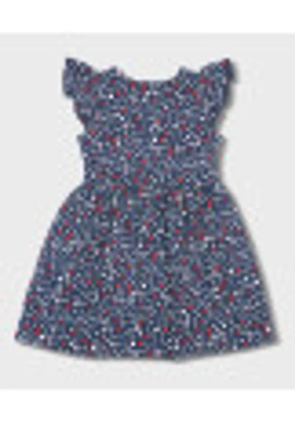 Cotton_Spandex_Printed_Heart_Dress_With_Butterfly