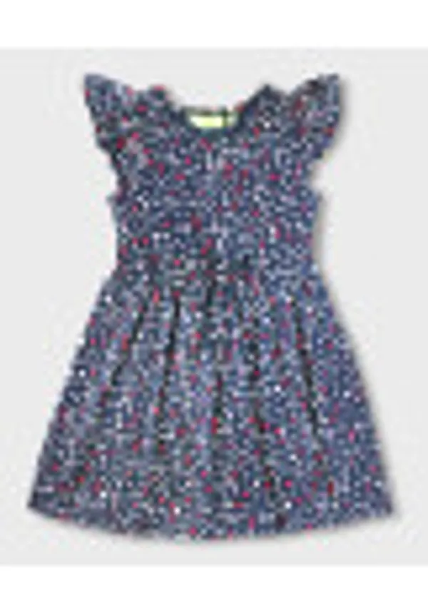 Cotton_Spandex_Printed_Heart_Dress_With_Butterfly