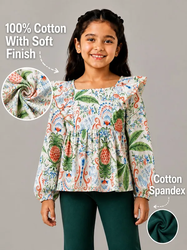 Multicolor_Cotton_Printed_Flared_Co-Ord_Set_For_Girls