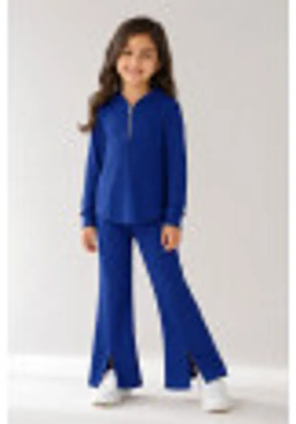 Full_Sleeve_Zipper_Hoodie_With_Front_Bottom_Set_Royal_Blue