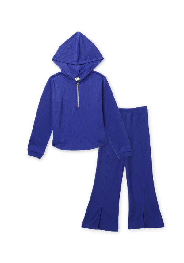 Full_Sleeve_Zipper_Hoodie_With_Front_Bottom_Set_Royal_Blue