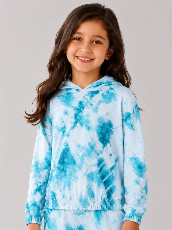 Blue_Cotton_Tie_Dye_Co-Ord_Set_For_Girls
