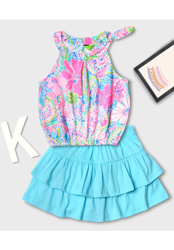 Cotton_Jersey_Halter_Neck_Top_With_Skorts_Set