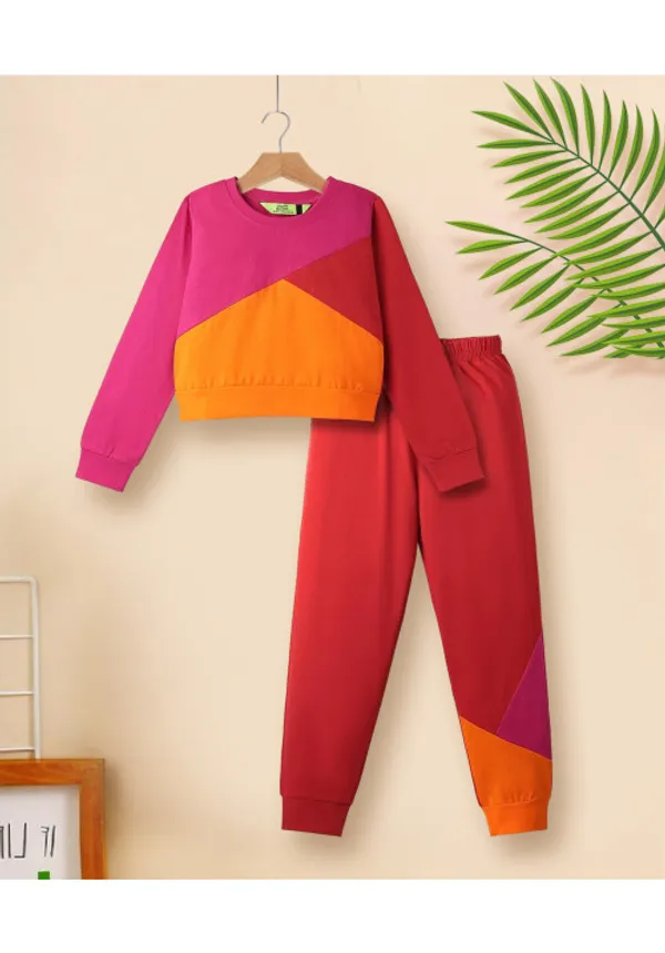 Cotton_Color_Block_Funky_Top_Jogger_Set