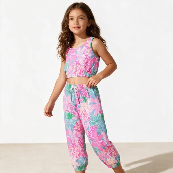 Girl_S_Neon_Printed_Crop_Top_With_Joggers_Set