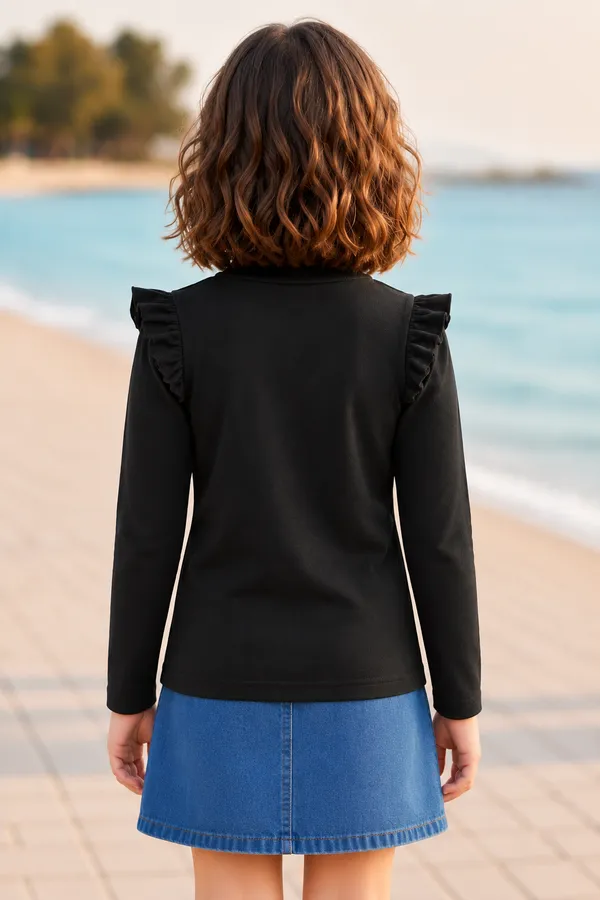 Full_Sleeves_Solid_Top_With_Butterfly_Chain_