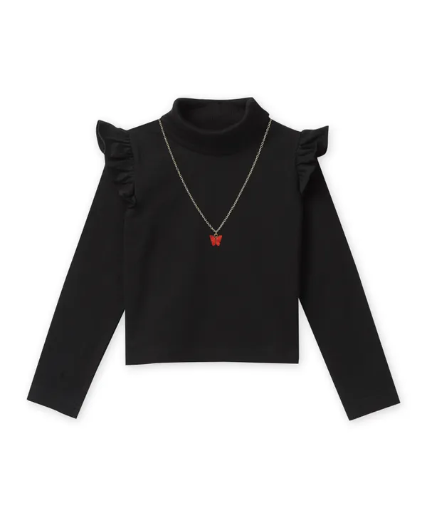 Full_Sleeves_Solid_Top_With_Butterfly_Chain_