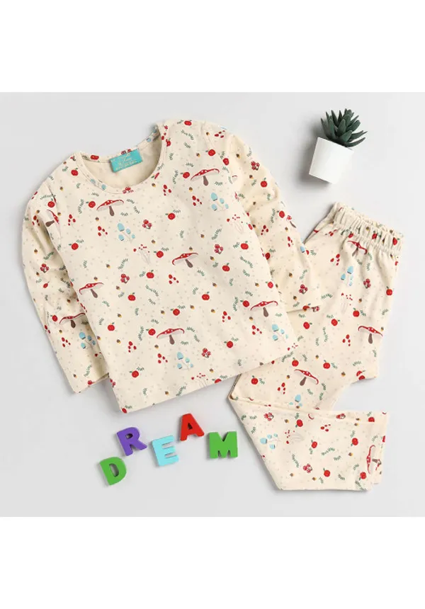 Girls_All_Over_Print_T_Shirt_And_Pajama_Set