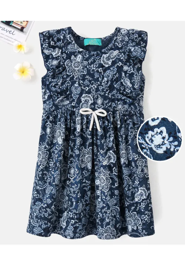 Girl_S_Printed_Casual_Dress