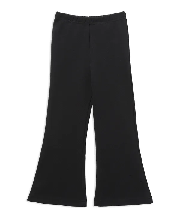 Blue_Top_And_Black_Flared_Pants_Set_For_Girls