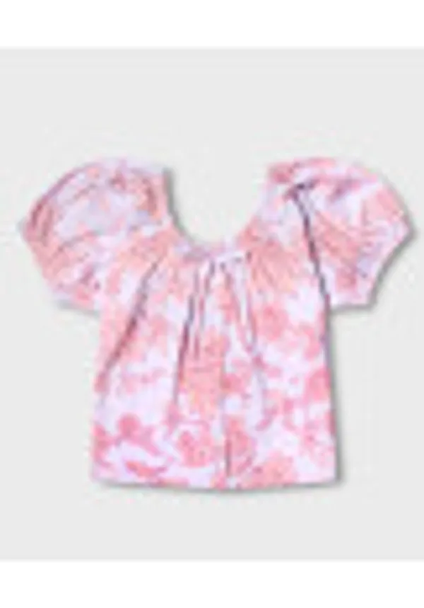 Cotton_Viscose_Printed_Floral_Top_With_Ruffle_Skirt