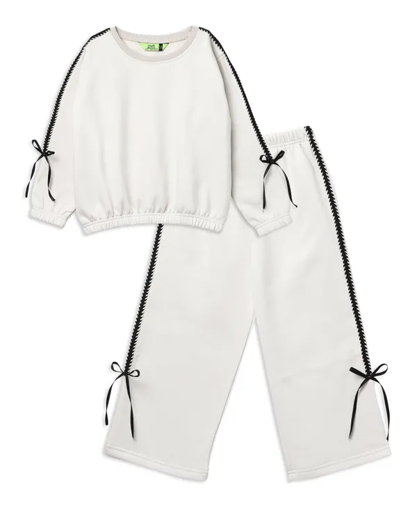 White_Cotton_Fleece_Lace_Trim_Pants_For_Girls