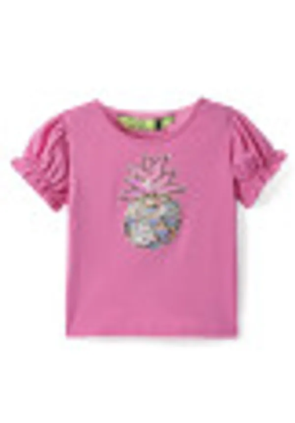 Girl_S_Sequence_Pineapple_Patch_Top_With_Skirt