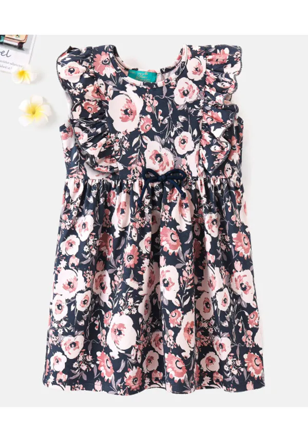 Girl_S_Printed_Casual_Dress