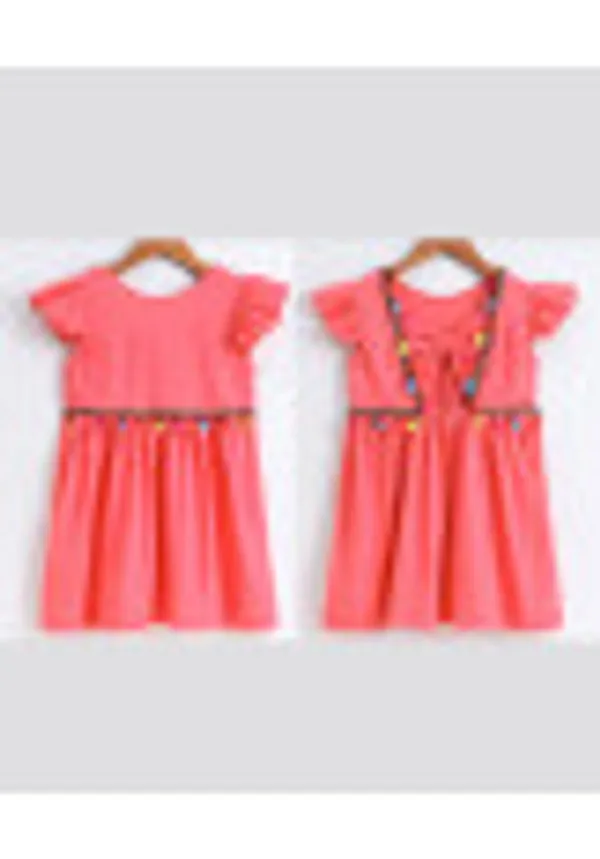 Short_Sleeves_Tassel_Detailed_Dress