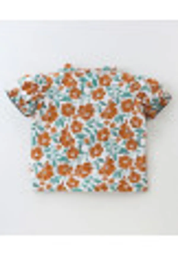 Half_Sleeves_Frill_Detailed_Top_With_Pant