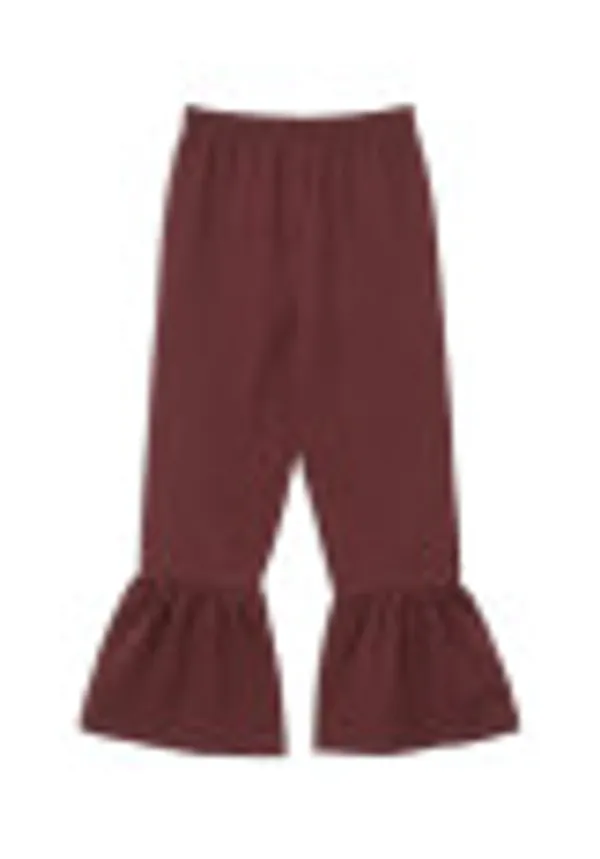Full_Sleeves_Solid_Fit_And_Flare_Top_With_Ruffle_Bottom_Pant_Set