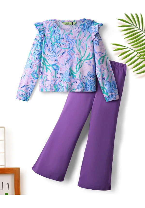 Cotton_Jersey_Top_With_Cotton_Bell_Bottom_Co_Ord_Set