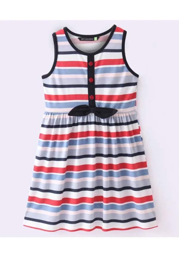 Cotton_Spandex_Striped_Dress