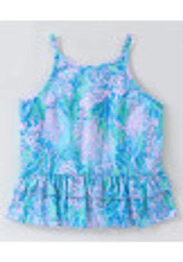 Girl_S_All_Over_Printed_Ruffle_Top_And_Plazzo