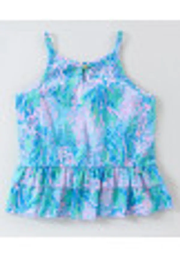Girl_S_All_Over_Printed_Ruffle_Top_And_Plazzo