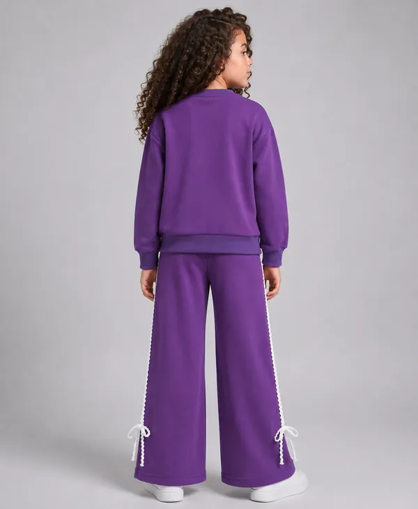 Full_Sleeves_Floral_Applique_Detailed_Solid_Sweatshirt_And_Pant_Set