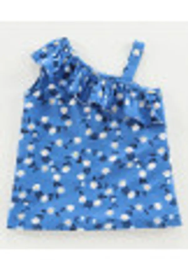 Sleeveless_Floral_Print_Top_With_Shorts