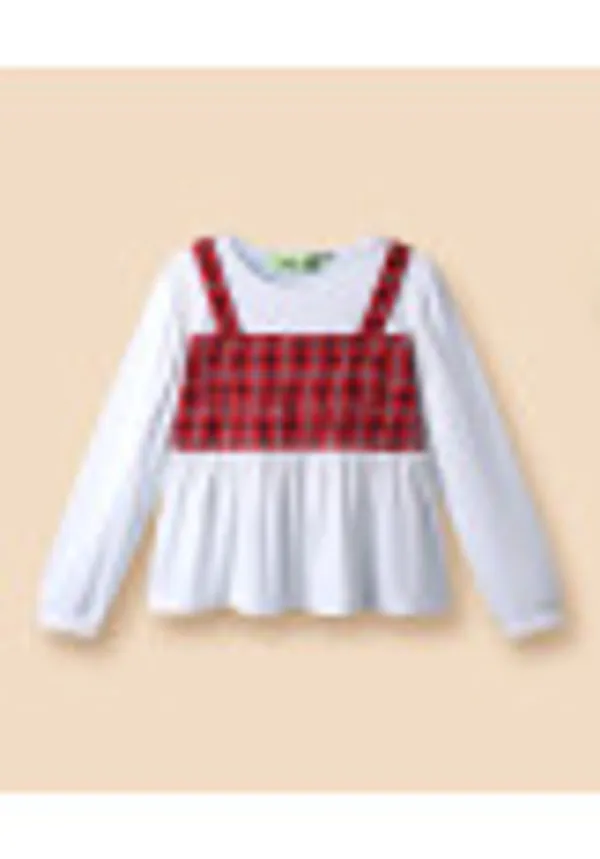 Cotton_Fit_And_Flare_Top_With_Bell_Bottom_Co_Ord_Set