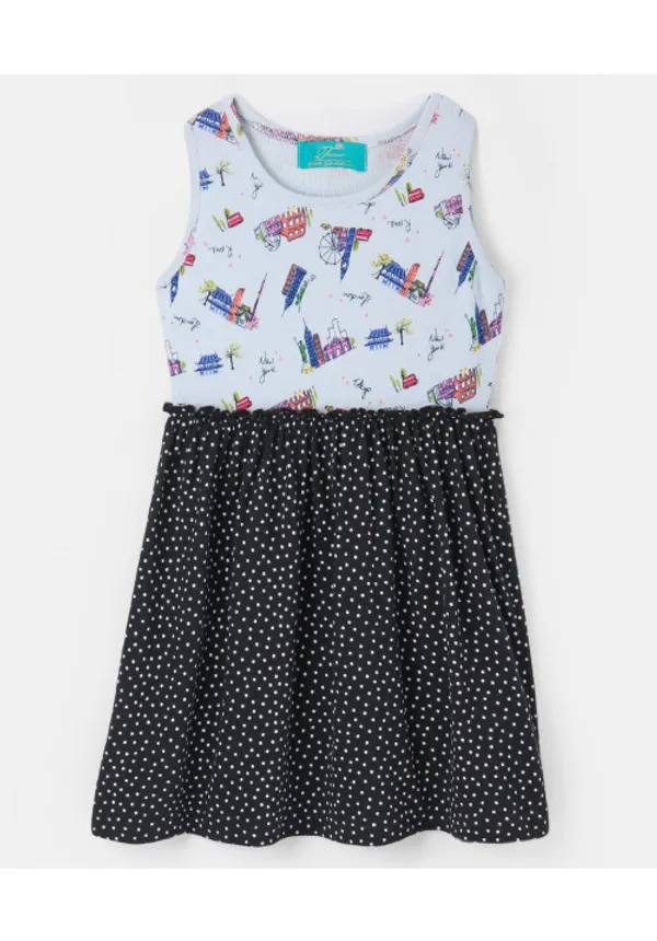 Girl_S_Printed_Ribbed_Top_Dress