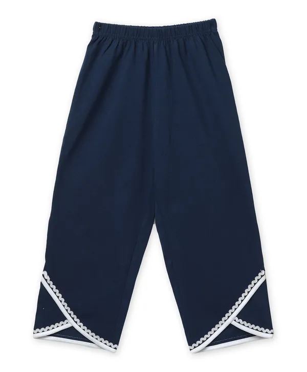 Full_Sleeves_Solid_Lace_Top_And_Plazzo_Pant_Set_Navy_Blue