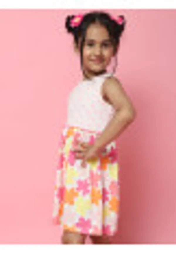 Girl_S_Printed_Ribbed_Top_Dress