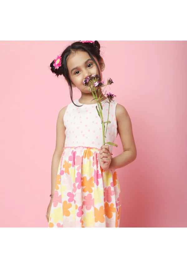 Girl_S_Printed_Ribbed_Top_Dress