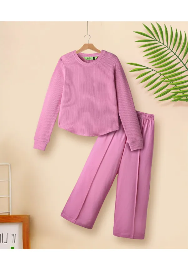 Cotton_Spandex_Sweatshirt_With_Matching_Plazzo_Co_Ord_Set
