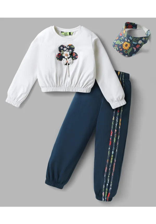Cotton_Elasticated_Waist_Top_With_Matching_Jogger_And_Cap_Set