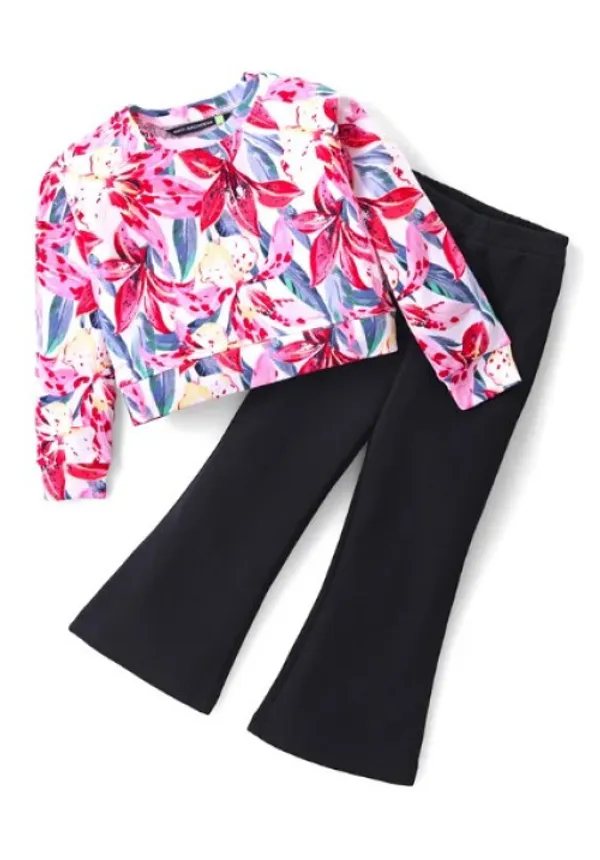 Cotton_Spandex_Printed_Sweat_Shirt_With_Bell_Bottom_Pant_Set