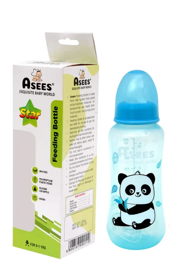 Blue_250_Ml_Polypropylene_Feeding_Bottle_for_Babies