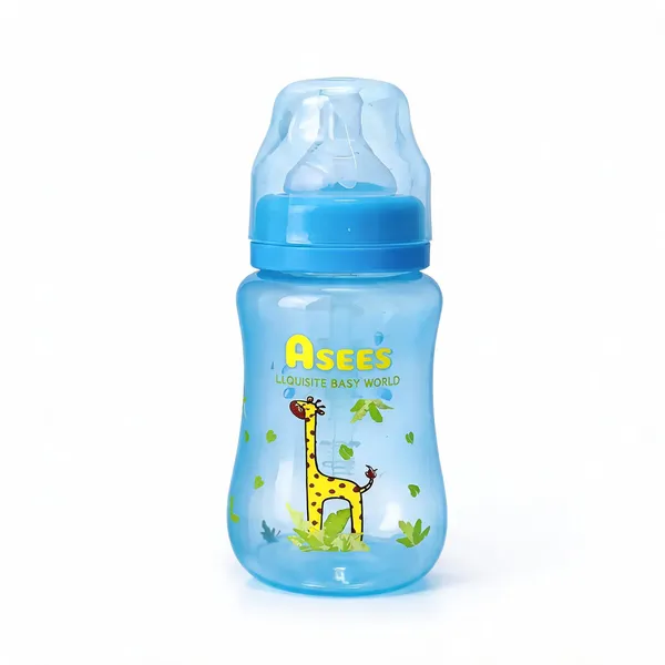 Blue_250_Ml_Baby_Feeding_Bottle_With_Silicone_Nipple