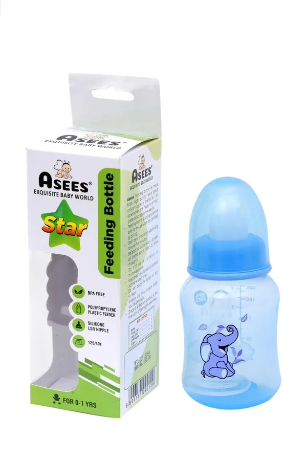 Asees_Star_Blue_Baby_Feeding_Bottle_125_Ml