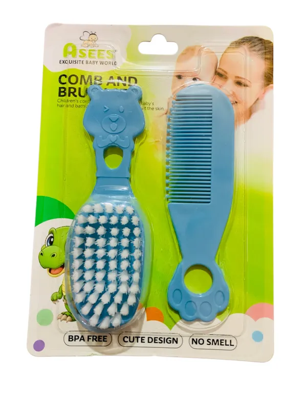 Blue_Baby_Comb_And_Brush_Set_for_Babies
