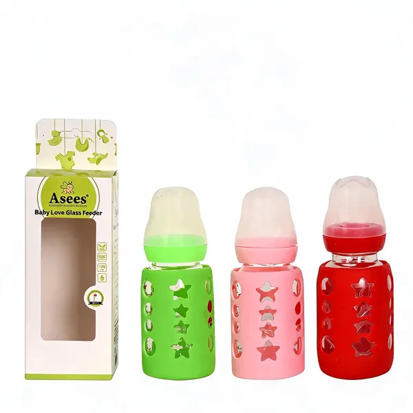 Asees_Baby_Love_Glass_Feeder_Bottles_Set