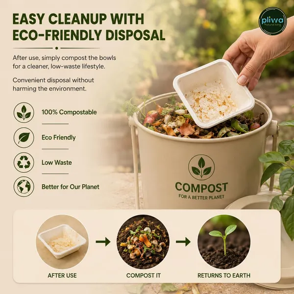 Pliwa_Disposable_Bowl_|_Dona_|_4*4_-_Pack_of_100_|_Non_Toxic,_Compostable_|_Sturdy,_Microwave_Safe,_Leak-Resistant_|_Sugarcane_Bagasse_Eco-Friendly_Square_Bowl_(White)