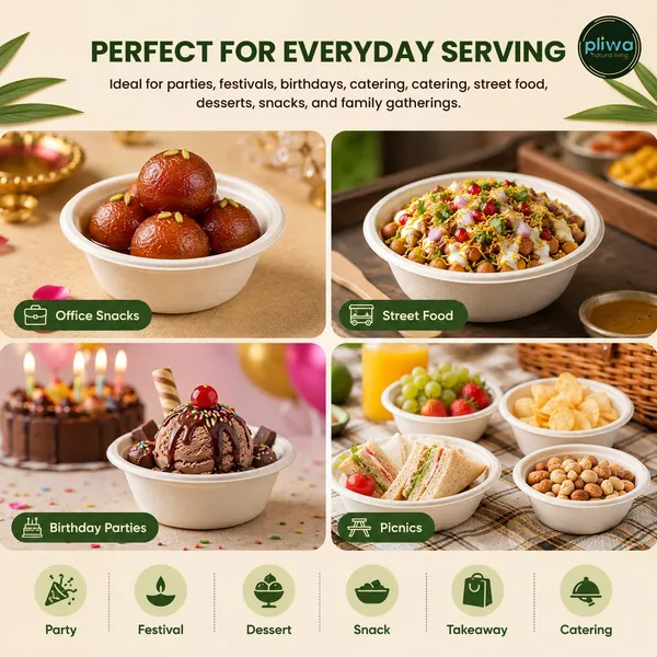 Pliwa_Disposable_Bowl_|_Round_Bowl_|_360_ml_-_Pack_of_50_|_Non_Toxic,_Compostable_|_Sturdy,_Microwave_Safe,_Leak-Resistant_|_Sugarcane_Bagasse_Eco-Friendly_Round_Bowl_(White)