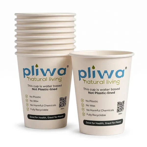 Pliwa_|_Paper_Cup_|_Plastic_Free_|_Water_Based_Coat_(Aqueous)_|_350_ml_-_Pack_of_50_|_for_Hot_&_Cold_|_Eco-Friendly