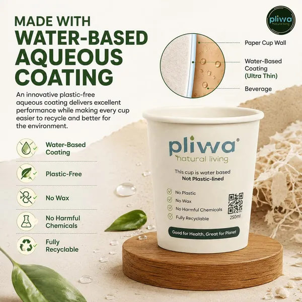 Pliwa_|_Paper_Cup_|_Plastic_Free_|_Water_Based_Coat_(Aqueous)_|_350_ml_-_Pack_of_50_|_for_Hot_&_Cold_|_Eco-Friendly