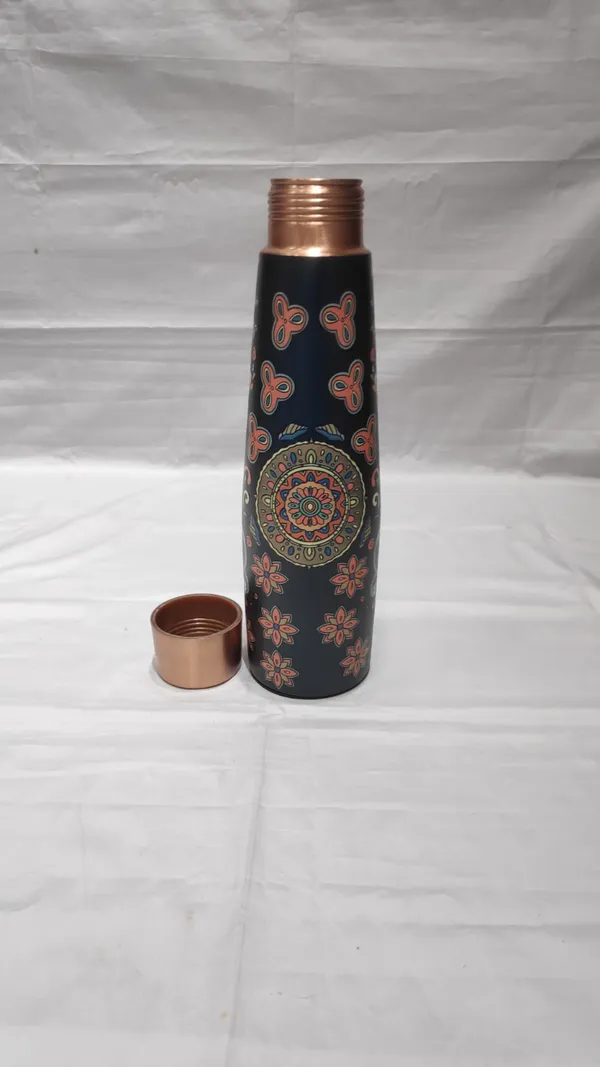 Pure_Copper_Decorative_Elephant_UV_Print_Water_Bottle