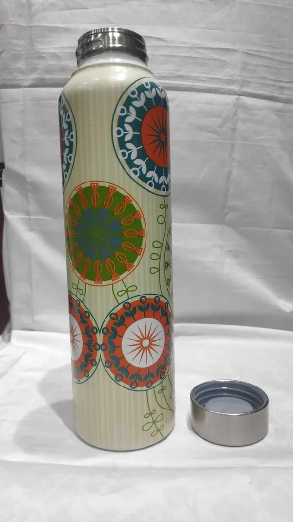 Stainless_Steel_single_wall_Floral_Print_Water_Bottle