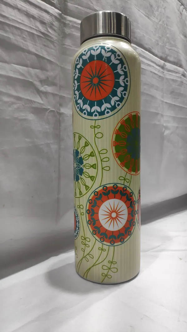 Stainless_Steel_single_wall_Floral_Print_Water_Bottle